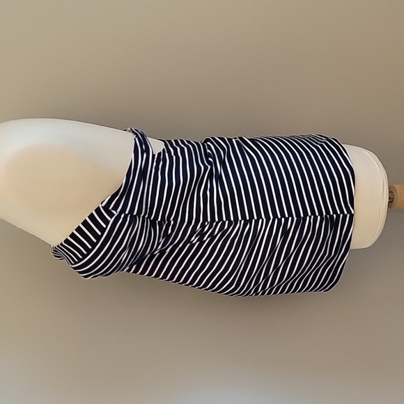 A Pea in The Pod straplesss striped swim top womens size L - Picture 3 of 4